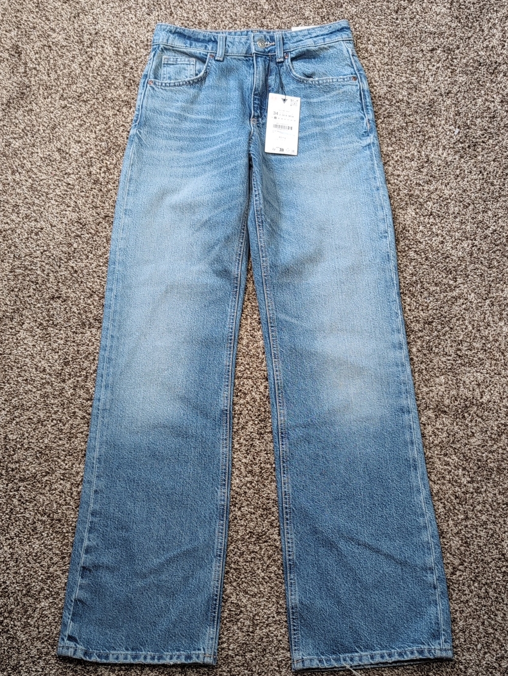 Zara Wide Leg Mid Rise NEW Size 2